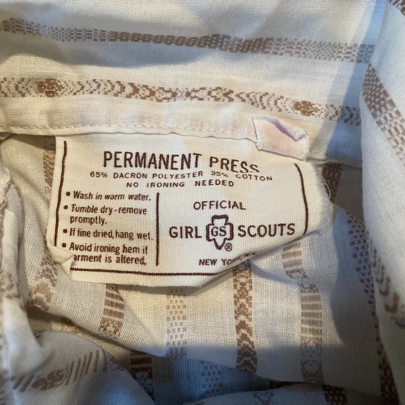 VINTAGE RARE 1973 GIRL SCOUTS BROWNIES UNIFORM! - Picture 5 of 10